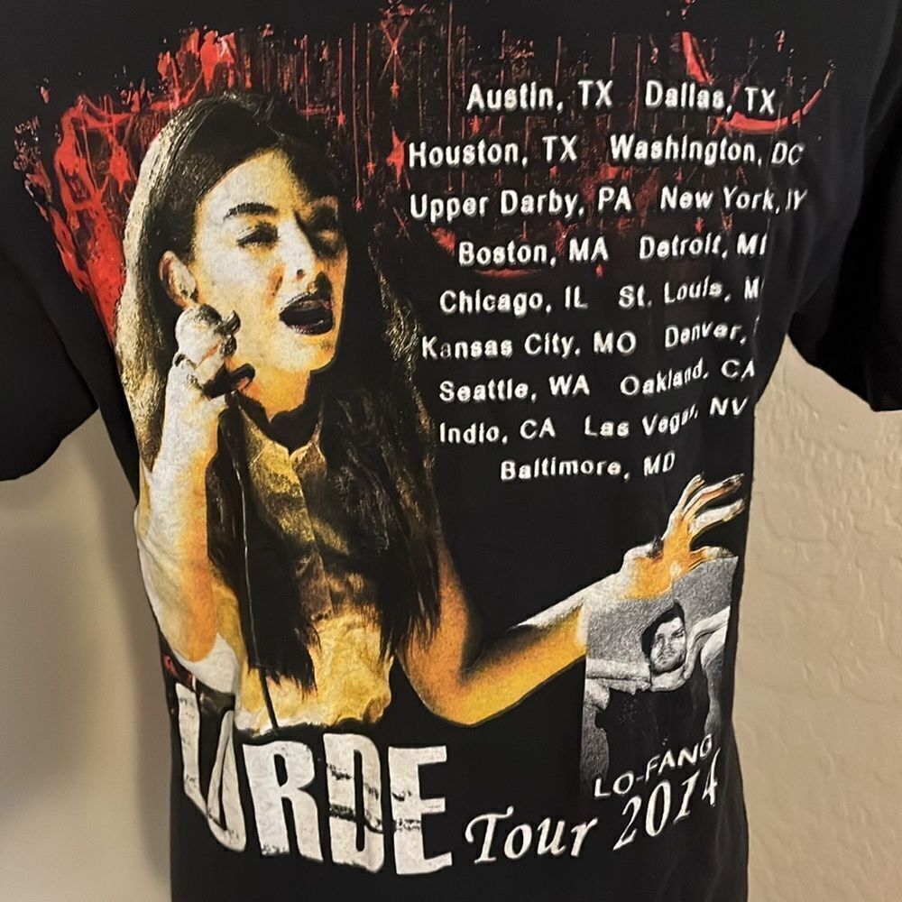 Lorde Music Black Tour 2014 Pullover Graphic Casual Concert Festival - Picture 7 of 9